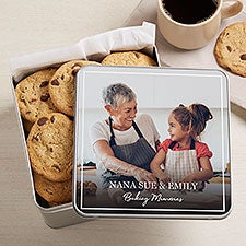 Photo & Text Personalized Photo Metal Treat Tin  - 39696