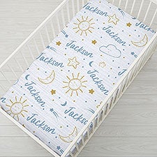 Baby Celestial Personalized Crib Sheet  - 39710
