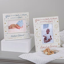 Baby Celestial Personalized Shiplap Frame  - 39714