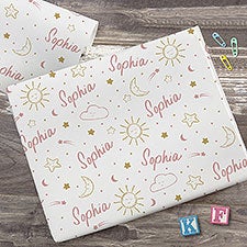 Baby Celestial Personalized Wrapping Paper  - 39719
