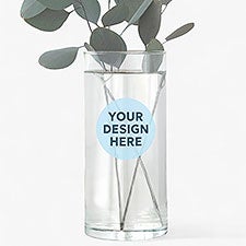 Personalized Logo 7.5quot; Cylinder Vase  - 39722