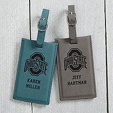 NCAA Ohio State Buckeyes Personalized Leatherette Luggage Tag - 39726