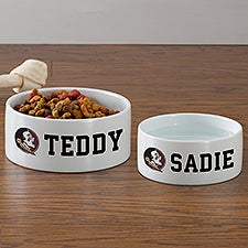 NCAA Florida State Seminoles Personalized Dog Bowls - 39743