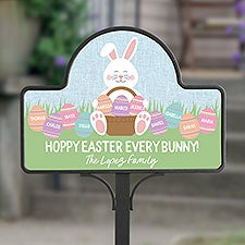 Easter Bunny Love Personalized Magnetic Garden Sign  - 39834