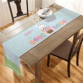 Easter Bunny Love Personalized Table Runner - 39836