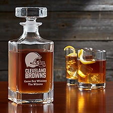 NFL Cleveland Browns Personalized Royal Decanter - 39875