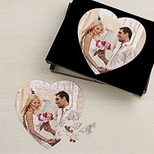 Cartoon Yourself Personalized Mini Heart Photo Puzzle  - 39884