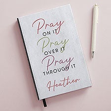 Personalized Journal - Pray On It - 39906