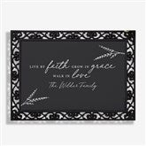 Live By Faith Personalized Doormats  - 39918