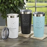 Zodiac Constellations Personalized 20 oz. Vacuum Insulated Stainless Steel Tumblers - 39969