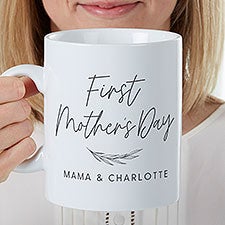 First Mothers Day Love Personalized 30 oz. Oversized Coffee Mug  - 40009