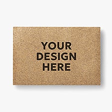 Personalized Logo Faux Coir Doormat - 40022