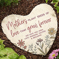 Love Blooms Here Personalized Garden Stone  - 40025