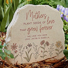 Love Blooms Here Personalized Standing Garden Stone  - 40027