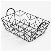 Black Wire Metal Storage Basket  - 40039