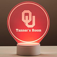NCAA Oklahoma Sooners Personalized LED Sign - 40068