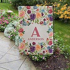 Blooming Blossoms Personalized Garden Flag  - 40082