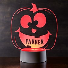 Jack-o-Lantern Faces Personalized LED Sign  - 40099