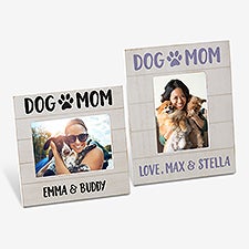 Dog Mom Personalized Shiplap Frame - 40171
