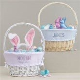Ombre Name Personalized Easter Basket with Folding Handle  - 40194