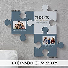 Home Sweet Home Personalized State Puzzle Piece Wall Décor  - 40223