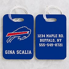 NFL Buffalo Bills Personalized Luggage Tag 2 Pc Set - 40233