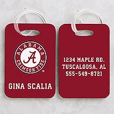 NCAA Alabama Crimson Tide Personalized Luggage Tag 2 Pc Set - 40246