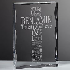 First Communion Engraved Keepsake  - 40265