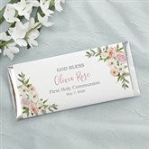 Floral First Communion Personalized Candy Wrappers - 40269