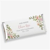 Floral First Communion Personalized Candy Wrappers - 40269