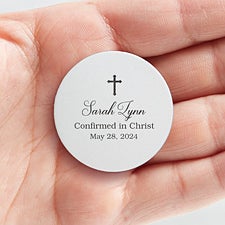 Confirmation Cross Personalized Pocket Token  - 40291