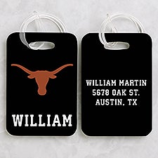 NCAA Texas Longhorns Personalized Luggage Tag 2 Pc Set - 40295