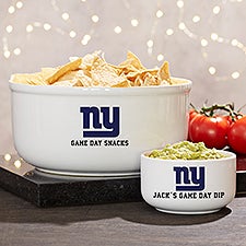 NFL New York Giants Personalized Bowls  - 40327