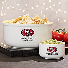 NFL San Francisco 49ers Personalized Bowls  - 40330