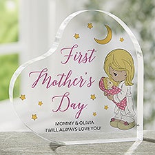 Personalized Acrylic Heart - Precious Moments® First Mothers Day - 40375