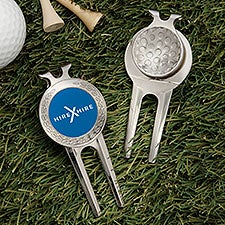 Personalized Logo Divot Tool, Ball Marker & Clip - 40414