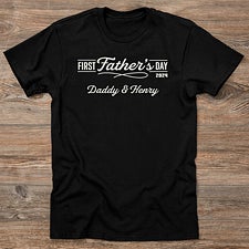 Personalized Mens Shirts - Daddys First Fathers Day - 40444