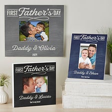 Personalized Picture Frames - Daddys First Fathers Day - 40448