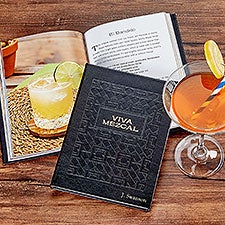 Viva Mezcal Personalized Leather Book  - 40454D