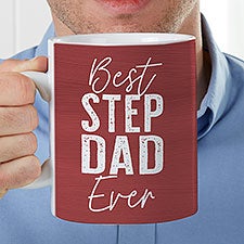 Personalized Photo 30 oz. Oversized Coffee Mug - Best Step Dad - 40463