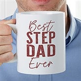 Personalized Photo 30 oz. Oversized Coffee Mug - Best Step Dad - 40463