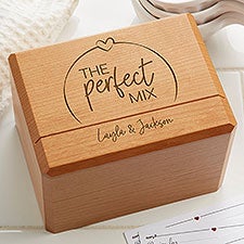 The Perfect Mix Personalized Recipe Box  - 40470