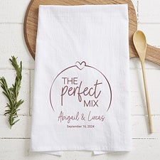 The Perfect Mix Personalized Tea Towel  - 40472