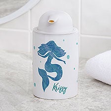 Personalized Ceramic Soap Dispenser - Mermaid Kisses - 40514