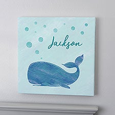Whale Wishes Personalized Canvas Prints  - 40515