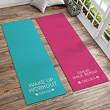 Fitness Fan Personalized Yoga Mat  - 40535