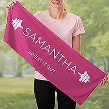 Fitness Fan Personalized Cooling Towel  - 40537