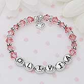 Personalized Birthstone Baby Bracelet - 4053D