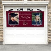 Then & Now Graduate Personalized Banner  - 40541