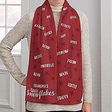 My Little Snowflakes Personalized Womens Scarf  - 40560